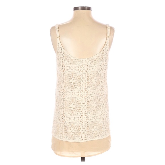 CAbi 798 it girl ivory lace overlay tank top cream - Picture 2 of 8
